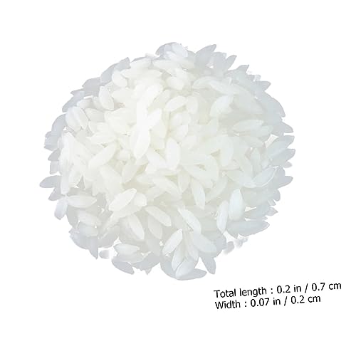 GALPADA Lebensechtes Reismodell aus Kunststoff Realistisches Langlebiges Fake Rice Detailgetreu für Küchen Restaurant und Ladendekoration als Fotografie Requisite und Präsentationsobjekt von GALPADA