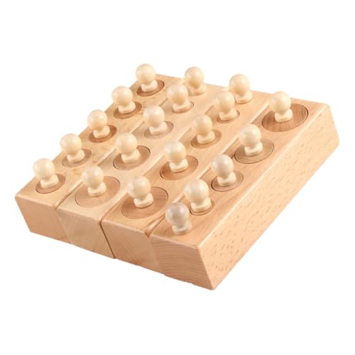 GALPADA Lernspielzeug aus Holz Steckzylinder Spiel Montessori Pädagogisch Motorische Sicher und Langlebig Geeignet für Kleinkinder und Vorschulkinder Interaktives Familienspiel GALPADA Lernspielzeug aus Holz Steckzylinder Spiel Montessori Pädagogisch Motorische Sicher und Langlebig Geeignet für Kleinkinder und Vorschulkinder Interaktives Familienspiel von GALPADA