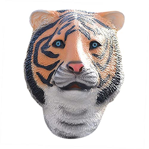 GALPADA Lifelike Tiger Maskerade für Halloween Kreative Tiger Kopfbedeckung aus Realistisches Tierkostüm für Kostümpartys Gesichtsmaske GALPADA Lifelike Tiger Maskerade für Halloween Kreative Tiger Kopfbedeckung aus Realistisches Tierkostüm für Kostümpartys Gesichtsmaske von GALPADA