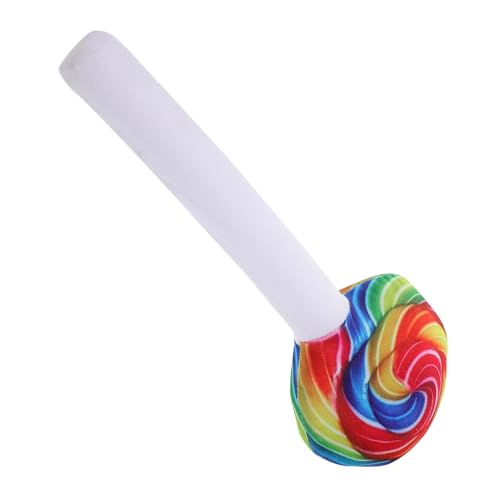 GALPADA Lollipop Spielzeug Süßigkeitenform Kissen Simulation Süßigkeiten Foto Requisiten Künstliche Lutscher Farbenfrohe Wirbel Lollipop Kissen Süßigkeiten -futterkissen Kissen Kissen von GALPADA