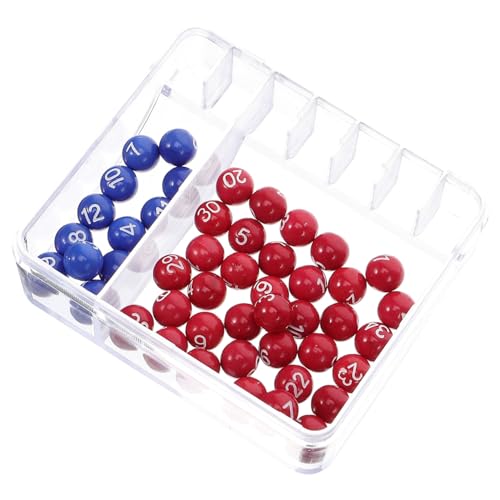 GALPADA Lotto Maschine mit Acrylgehäuse Zufälliger Zahlengenerator Inklusive Bunten Lotteriekugeln Pädagogisches für Statistik und Mathe Geeignet für Familien und Partyspiele GALPADA Lotto Maschine mit Acrylgehäuse Zufälliger Zahlengenerator Inklusive Bunten Lotteriekugeln Pädagogisches für Statistik und Mathe Geeignet für Familien und Partyspiele von GALPADA