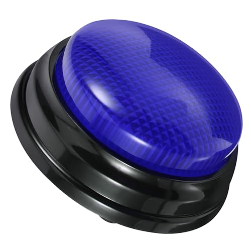 GALPADA Lustiger Sound Button mit Licht Elektrisches Partyspielzeug Scherzartikel für Büro und Zuhause Quizspiel Requisite Blau mit Sieger Soundeffekt Vielseitig Einsetzbar von GALPADA