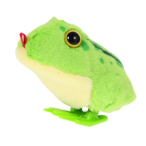 GALPADA Lustiges Aufziehbares Froschspielzeug aus Plüsch und Kunststoff Realistischer Hüpfender Wind Up Frosch für Hand Augen Koordination Robust und Sicher GALPADA Lustiges Aufziehbares Froschspielzeug aus Plüsch und Kunststoff Realistischer Hüpfender Wind Up Frosch für Hand Augen Koordination Robust und Sicher von GALPADA