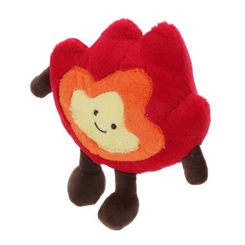 GALPADA Lustiges Feuerlicht Plüschkissen Weiches Feuerholz Dekoration Kuscheliges Feuer Pillow Vielseitig als Sofa deko und Kinderplüschtier Geeignet von GALPADA