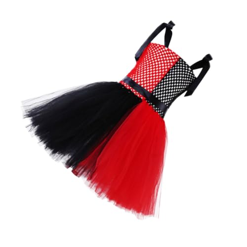 GALPADA Mädchen Kleid Kostüme Party Leistung Kleid Mädchen Clown Cosplay Rock von GALPADA