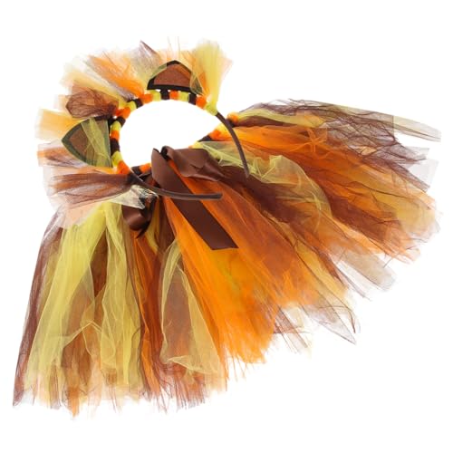 GALPADA Mädchen Löwenkostüm mit Weichem Tutu Rock und Stirnband Atmungsaktives Tierkostüm für Halloween Cosplay Weihnachtsfeier Anzuziehen für Jahre GALPADA Mädchen Löwenkostüm mit Weichem Tutu Rock und Stirnband Atmungsaktives Tierkostüm für Halloween Cosplay Weihnachtsfeier Anzuziehen für Jahre von GALPADA