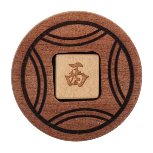 GALPADA Mahjong Würfelset aus Holz Tragbare Mahjong Windrichtungswürfel für Brettspiele Perfektes Partyspielzubehör Lustiges für Unterhaltsame Spielabende GALPADA Mahjong Würfelset aus Holz Tragbare Mahjong Windrichtungswürfel für Brettspiele Perfektes Partyspielzubehör Lustiges für Unterhaltsame Spielabende von GALPADA