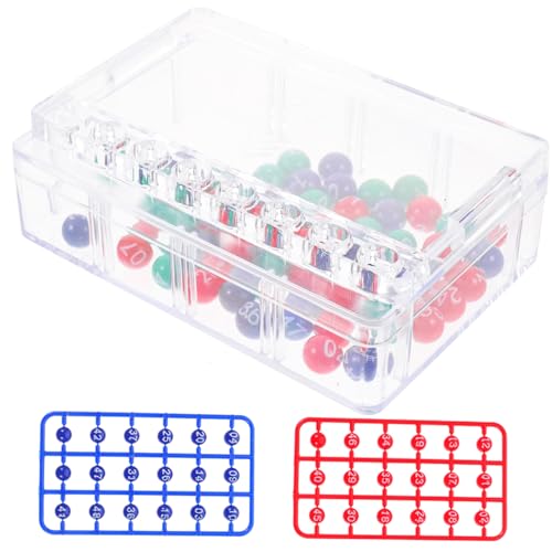 GALPADA Manuelle Lotteriemaschine Partyspielzeug Tragbare Kugelmaschine für Geburtstag Partyspiele Lustige Gewinnspielauswahl von GALPADA