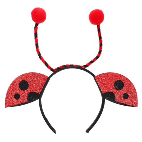 GALPADA Marienkäfer-antennen-kopfbedeckung, Einzigartige Cosplay-requisite, Schönes Cartoon-stirnband für Halloween-anziehpartys GALPADA Marienkäfer-antennen-kopfbedeckung, Einzigartige Cosplay-requisite, Schönes Cartoon-stirnband für Halloween-anziehpartys von GALPADA