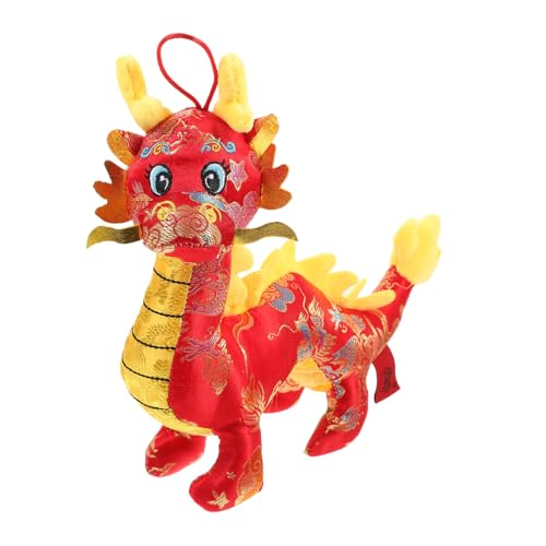 GALPADA Maskottchen-plüschpuppe Drachen Lunar New Year Dragon Toy Spielzeugdrache Chinesischer Neujahrsdrache Chinesische Neujahr Dragon Stofftiere Kuscheltier Drache Pp Baumwolle von GALPADA