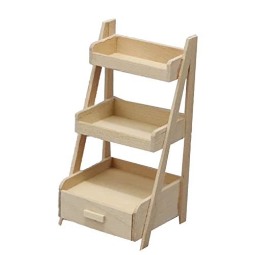GALPADA Maßstab DREI Etagen Regal Dekorativ Sicher Vielseitig Für Miniatur Und DIY Landschaft GALPADA Maßstab DREI Etagen Regal Dekorativ Sicher Vielseitig Für Miniatur Und DIY Landschaft von GALPADA