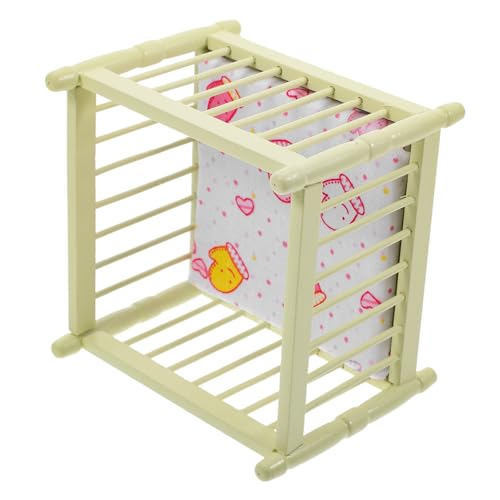 GALPADA Maßstab Detailliertes Babybett Puppenhaus Möbel Kindersicheres Material für Puppenhaus Kinderzimmer und Kreative Spielszenen GALPADA Maßstab Detailliertes Babybett Puppenhaus Möbel Kindersicheres Material für Puppenhaus Kinderzimmer und Kreative Spielszenen von GALPADA