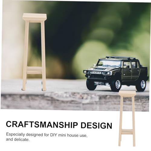 GALPADA Maßstab Praktischer Mini High Stool für DIY Puppenmöbel Kompakte Miniatur Dekoration für Puppenhaus Zubehör GALPADA Maßstab Praktischer Mini High Stool für DIY Puppenmöbel Kompakte Miniatur Dekoration für Puppenhaus Zubehör von GALPADA