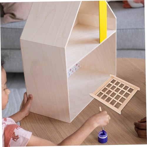 GALPADA Maßstab Unbemalt Robustes DIY Zubehör für Puppenmöbel und Sandtisch Landschaft Leicht Realistisch für Puppenhaus Schlafzimmer und Sammler von GALPADA