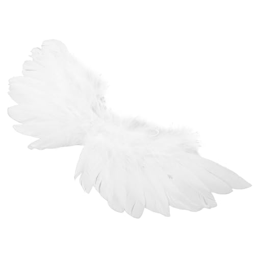 GALPADA Mini Bjd Puppe Engel Flügel Dekoration für Weihnachten und Halloween Kostüm Zubehör Federflügel Schnelle Installation und Präzise Passform von GALPADA