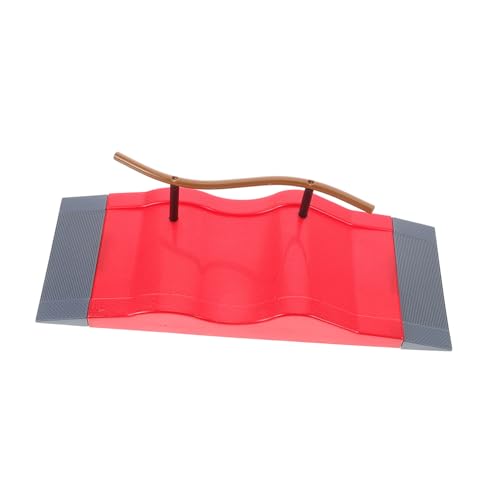 GALPADA Mini Finger Skateboard Rampenteile aus Kunststoff Vielseitiges Finger Skateboard Park Zubehör für DIY Skateboarding Trainiert Fingerfertigkeit und Kreativität von GALPADA