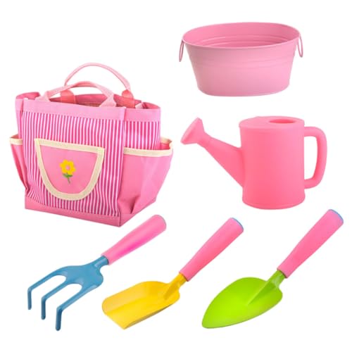 GALPADA Mini Gartenwerkzeugset für Teiliges Set mit Schaufel und Rechen für Junge Mädchen für Gartenarbeit und Outdoor Spielspaß aus Hochwertigem Material Gefertigt von GALPADA