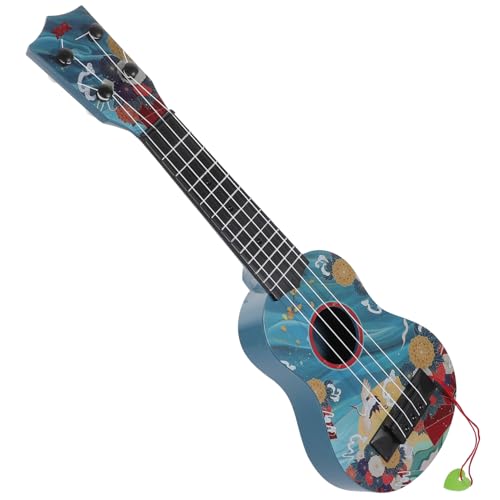 GALPADA Mini Gitarre für Verstellbares Saiten Musikinstrument aus Robustem Kunststoff Lebensechtes Mini Modell zur Musikalischen Früherziehung Farbenfrohes Lernspielzeug von GALPADA