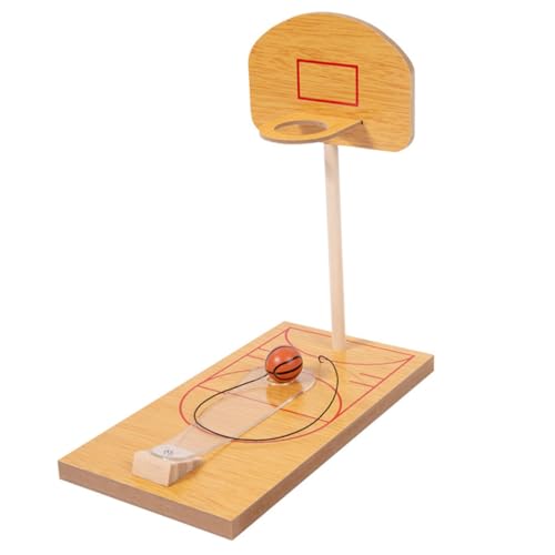 GALPADA Mini Holz Basketballkorb Tischspiel Finger Basketball Indoor Hand Auge Koordination und Konzentration Leichtes Langlebiges für Drinnen von GALPADA