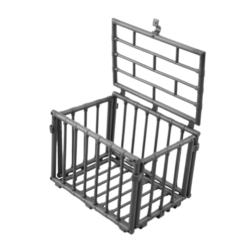 GALPADA Mini Käfig für Hamster Dekorativer Miniaturkäfig aus Vielseitig Einsetzbar für Farmspielzeug für Modellliebhaber GALPADA Mini Käfig für Hamster Dekorativer Miniaturkäfig aus Vielseitig Einsetzbar für Farmspielzeug für Modellliebhaber von GALPADA