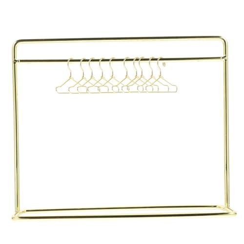 GALPADA Mini Kleiderbügel Miniatur Kleiderständer Mini Kleiderbügel Für Puppen Schmale Miniatur Trockenständer Zubehör GALPADA Mini Kleiderbügel Miniatur Kleiderständer Mini Kleiderbügel Für Puppen Schmale Miniatur Trockenständer Zubehör von GALPADA