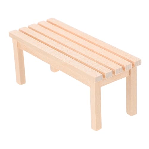 GALPADA Mini Langhocker für Gartenmöbel Zubehör für Kreative Gestaltung von Szenen und Häusern von GALPADA
