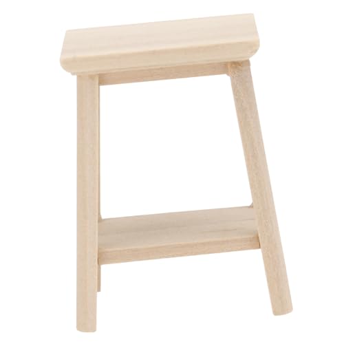 GALPADA Mini Möbel Modell Holz Hocker für Puppenhaus DIY Miniatur Möbelstück Leicht Kompakt für Realistische Dekoration Mini Häusern GALPADA Mini Möbel Modell Holz Hocker für Puppenhaus DIY Miniatur Möbelstück Leicht Kompakt für Realistische Dekoration Mini Häusern von GALPADA