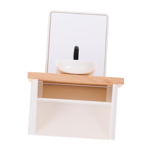 GALPADA Mini-Möbeldekoration Spielzeugwaschbecken für Puppe Möbelmodell für Puppenhaus spülbecken Miniaturpuppenhaus -Badezimmerzubehör Toilette und Waschbecken im Puppenhaus Plastik von GALPADA