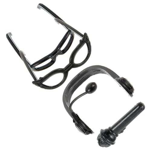 GALPADA Mini Puppen Schwarzes Musik Headset und Brille Dekoratives Puppenzubehör Kompakte Praktisches Design für Puppen und Kreative Bastelideen GALPADA Mini Puppen Schwarzes Musik Headset und Brille Dekoratives Puppenzubehör Kompakte Praktisches Design für Puppen und Kreative Bastelideen von GALPADA