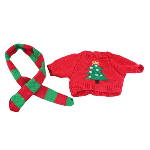 GALPADA Mini Puppenpullover und Schal Verschleißfestes Austauschbares Puppenoutfit für Herbst Winter Puppenzubehör Weiche Baumwollkleidung für Puppen Kindgerechtes Design GALPADA Mini Puppenpullover und Schal Verschleißfestes Austauschbares Puppenoutfit für Herbst Winter Puppenzubehör Weiche Baumwollkleidung für Puppen Kindgerechtes Design von GALPADA
