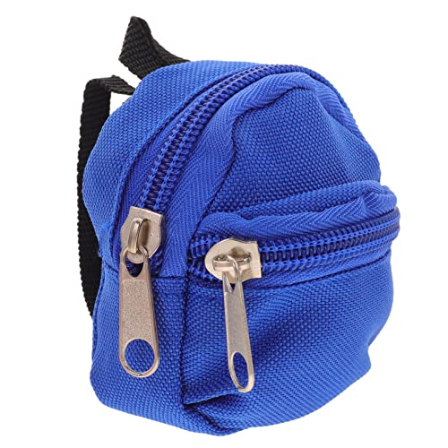 GALPADA Mini Puppenrucksack aus Polyester Dekorativer Schulranzen für Puppen für Mini Haus Deko und Puppenaccessoires Blau Langlebig und Stabil GALPADA Mini Puppenrucksack aus Polyester Dekorativer Schulranzen für Puppen für Mini Haus Deko und Puppenaccessoires Blau Langlebig und Stabil von GALPADA