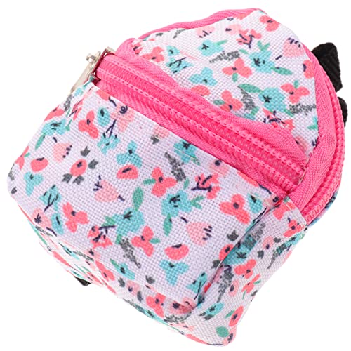 GALPADA Mini Puppenrucksack aus Polyester Dekorativer Schultaschen Rucksack für Puppen für Kostüme im Floralen Design für Jungen und Mädchen mit Reißverschluss und Langlebiger Verarbeitung GALPADA Mini Puppenrucksack aus Polyester Dekorativer Schultaschen Rucksack für Puppen für Kostüme im Floralen Design für Jungen und Mädchen mit Reißverschluss und Langlebiger Verarbeitung von GALPADA