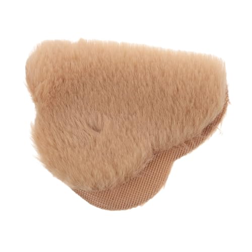 GALPADA Mini-Teppich Flauschiger Teppich plüsch Teppich Modell Teppich Mini- -Pelzteppiche Puppenhaus Miniaturen klein Puppenhaus-Teppich dekorativer Miniaturteppich Coffee von GALPADA