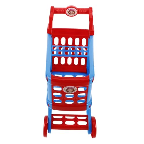 GALPADA Miniatur Einkaufswagen für Robustes Kunststoffmodell mit Kinderfreundlichem Griff Kleines Kaufladenwagen für Kleinkinder Jahre zum Kreativen Rollenspiel von GALPADA