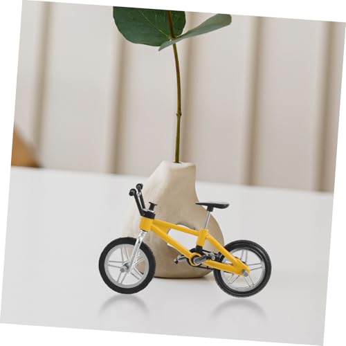 GALPADA Miniatur Fahrrad Modell aus Legierung Realistisch Detailliertes Mountainbike Ornament Kreatives DIY Fingerbike als Geburtstagsgeschenk und Dekoration für Sammler und von GALPADA