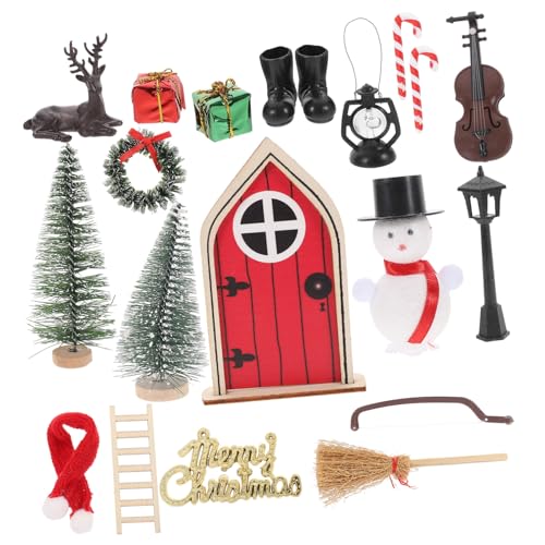 GALPADA Miniatur Figur Weihnachtsdeko Mini Haus Dekoration Lebensecht Sicher Für Fotorequisiten Wohnzimmer Tischdekoration GALPADA Miniatur Figur Weihnachtsdeko Mini Haus Dekoration Lebensecht Sicher Für Fotorequisiten Wohnzimmer Tischdekoration von GALPADA