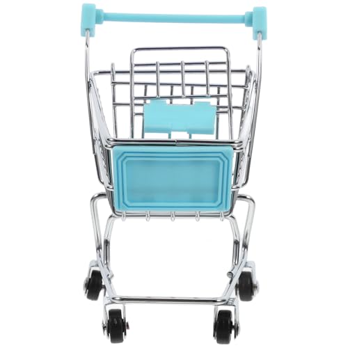 GALPADA Miniatur Handwagen aus Robustem Eisen Kleiner Blauer Einkaufswagen für Puppenhaus Dekoration Multifunktionales Kinderspielzeug und Aufbewahrungskorb für Junge Mädchen GALPADA Miniatur Handwagen aus Robustem Eisen Kleiner Blauer Einkaufswagen für Puppenhaus Dekoration Multifunktionales Kinderspielzeug und Aufbewahrungskorb für Junge Mädchen von GALPADA