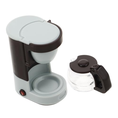 GALPADA Miniatur Kaffeemaschine für Puppenhaus Detailgetreu Leicht und Kompakt für Puppenhaus Küche und Modellliebhaber Realistisches Miniatur Küchenzubehör von GALPADA