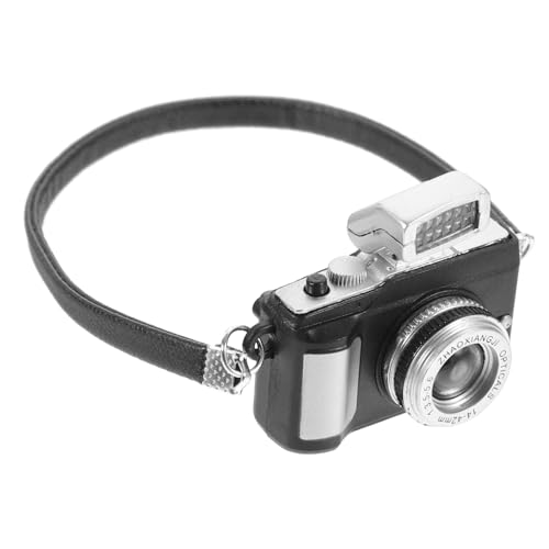 GALPADA Miniatur Kamera Dekoration Puppenhaus Zubehör Modell Junge Mädchen Schreibtisch Ornament Bruchsicher Glatte Oberfläche von GALPADA