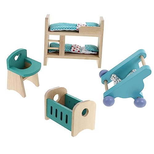 GALPADA Miniatur Küchen Spielset Detailreich Gestaltete Puppenhausmöbel Stilvolles Mini Haus Zubehör für Robust und Sicher als Dekoratives Miniaturmöbel von GALPADA