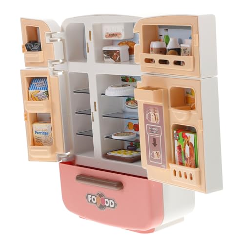 GALPADA Miniatur Kühlschrank Spielset Rot Miniatur Deko für Puppenhausküche mit Abgerundeten Kanten für Eltern Junge Mädchen Rollenspiele Lebensechte Miniaturhaus Dekoration GALPADA Miniatur Kühlschrank Spielset Rot Miniatur Deko für Puppenhausküche mit Abgerundeten Kanten für Eltern Junge Mädchen Rollenspiele Lebensechte Miniaturhaus Dekoration von GALPADA