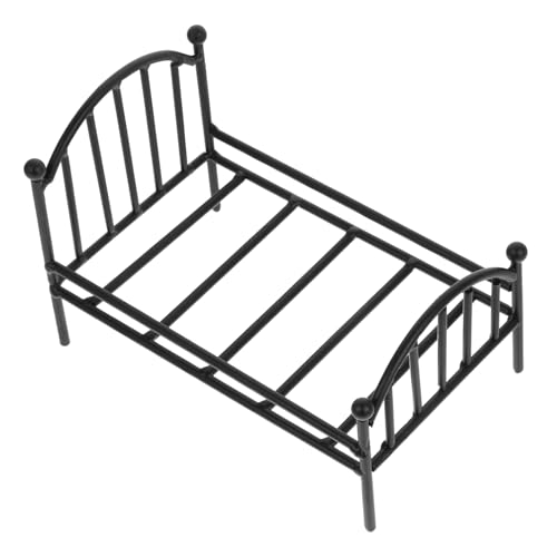 GALPADA Miniatur Metallbett Rahmen für Puppenhaus Mini Haus Möbel Modell Schlafzimmer Zubehör für Kreative Spielwelten GALPADA Miniatur Metallbett Rahmen für Puppenhaus Mini Haus Möbel Modell Schlafzimmer Zubehör für Kreative Spielwelten von GALPADA
