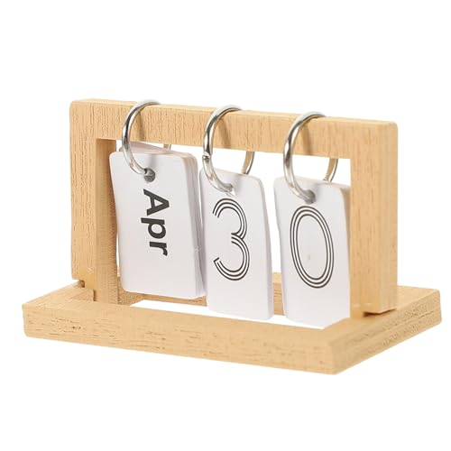 GALPADA Miniatur Modell Puppenhaus Schreibtischkalender Monatlicher Mini Flip Kalender aus Holz Dekoratives Miniatur Accessoire für Wohnzimmer und Schlafzimmer Detailreich und Langlebig GALPADA Miniatur Modell Puppenhaus Schreibtischkalender Monatlicher Mini Flip Kalender aus Holz Dekoratives Miniatur Accessoire für Wohnzimmer und Schlafzimmer Detailreich und Langlebig von GALPADA