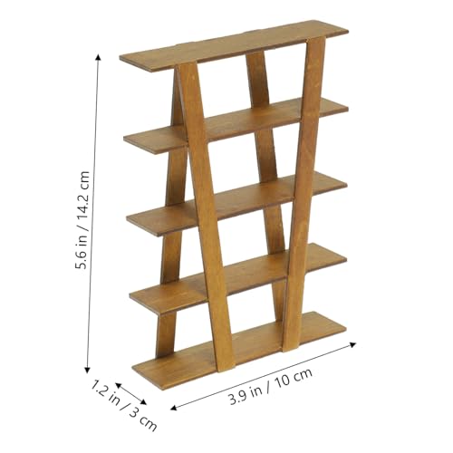 GALPADA Miniatur Möbel Modell Maßstab Miniaturhaus Miniatur Aufbewahrungsregal Langlebig für DIY Puppenhaus Schlafzimmer Zubehör von GALPADA