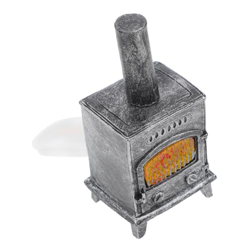 GALPADA Miniatur Möbelmodell Resin Simulation Kamin für Puppenhaus mit Licht Dekoration für Mikro Landschaften und Kleine Wohnräume GALPADA Miniatur Möbelmodell Resin Simulation Kamin für Puppenhaus mit Licht Dekoration für Mikro Landschaften und Kleine Wohnräume von GALPADA