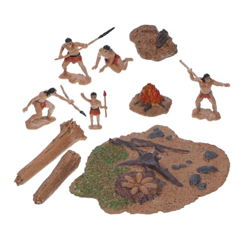 GALPADA Miniatur Prähistorische Menschen Figuren aus Kunststoff Langlebige Mikro Landschaft Deko für Garten Balkon Detailreiche Kleine Urzeitmenschen Statue für DIY Landschaftsmodelle GALPADA Miniatur Prähistorische Menschen Figuren aus Kunststoff Langlebige Mikro Landschaft Deko für Garten Balkon Detailreiche Kleine Urzeitmenschen Statue für DIY Landschaftsmodelle von GALPADA
