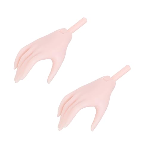 GALPADA Miniatur Puppen Hände Ersatzteile Realistische Kleine Handmannequins aus Kleine Puppenhände für DIY Kreatives und Detailreiche Puppendekoration von GALPADA