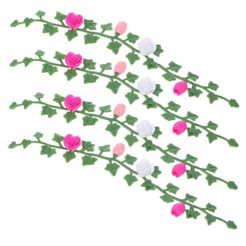 GALPADA Miniatur Puppenhaus Blütenranken aus Künstlichen Blumen Detailreiche Garten Deko für Mikro Landschaft Langlebiges Modellbau Zubehör für Mini Garten Szenen und Puppenhaus GALPADA Miniatur Puppenhaus Blütenranken aus Künstlichen Blumen Detailreiche Garten Deko für Mikro Landschaft Langlebiges Modellbau Zubehör für Mini Garten Szenen und Puppenhaus von GALPADA