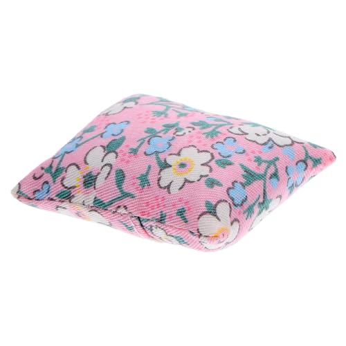 GALPADA Miniatur Puppenhaus Kissen aus Kleines Dekoratives Sitzkissen Modell Realistische Miniatur Deko für Schlafzimmer und Puppenmöbel Geeignet als Desktop Pillow Model und Tiny Pillow von GALPADA