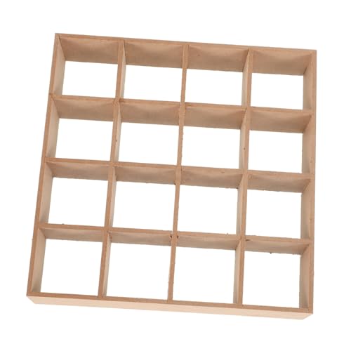 GALPADA Miniatur Puppenhaus Möbel Regal Unbemalt aus MDF Mini Bücherregal Zubehör für Dekorieren und Kreatives von GALPADA